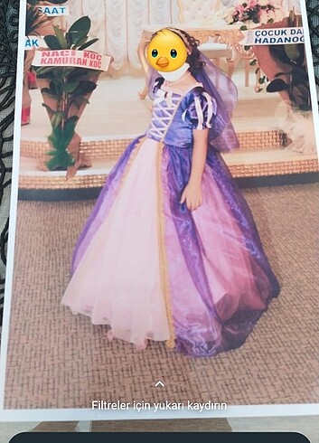 Prenses elbise kostüm 