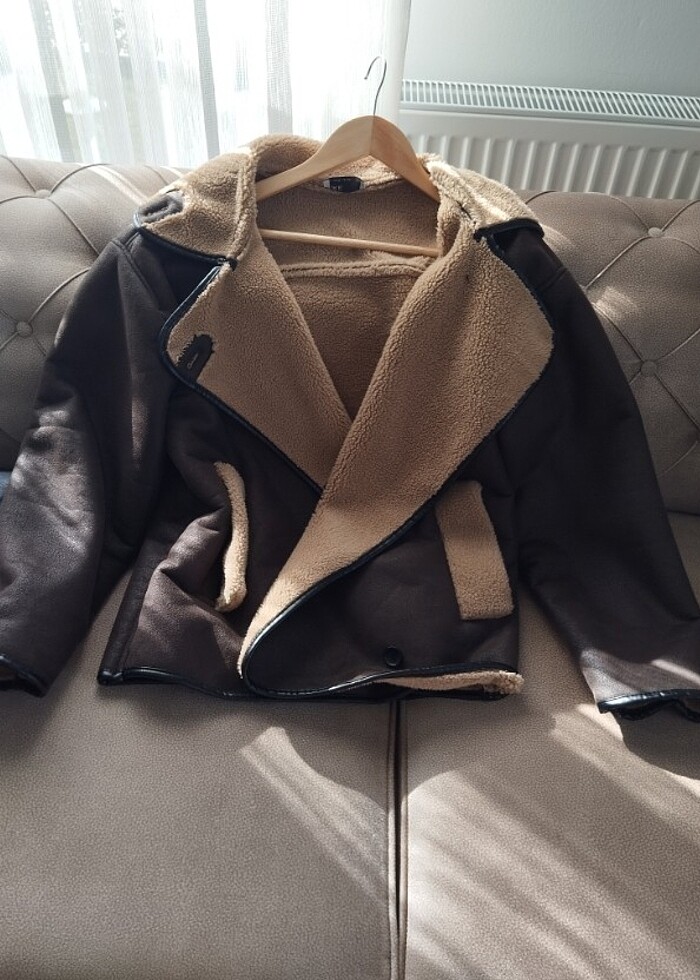 Içi Kürklü Pinterest ceket - Görsel 2