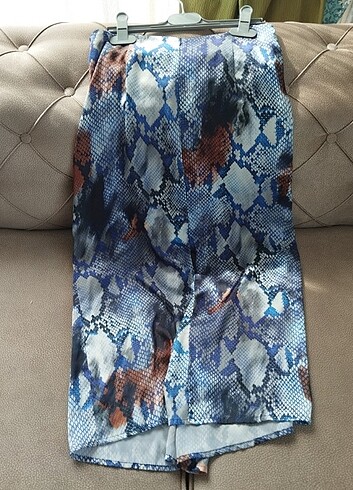 Koton yılan derisi desenli etek  - Görsel 5