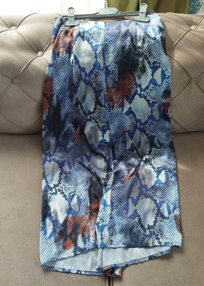 Koton yılan derisi desenli etek  - Görsel 5