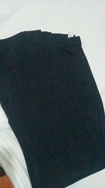 İspanyol paça keten pantalon 