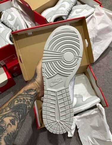39 Beden gri Renk NİKE DUNK LOW