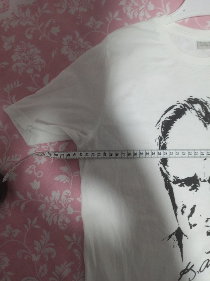 Beyaz Atatürk Baskılı  Tişört - Görsel 3