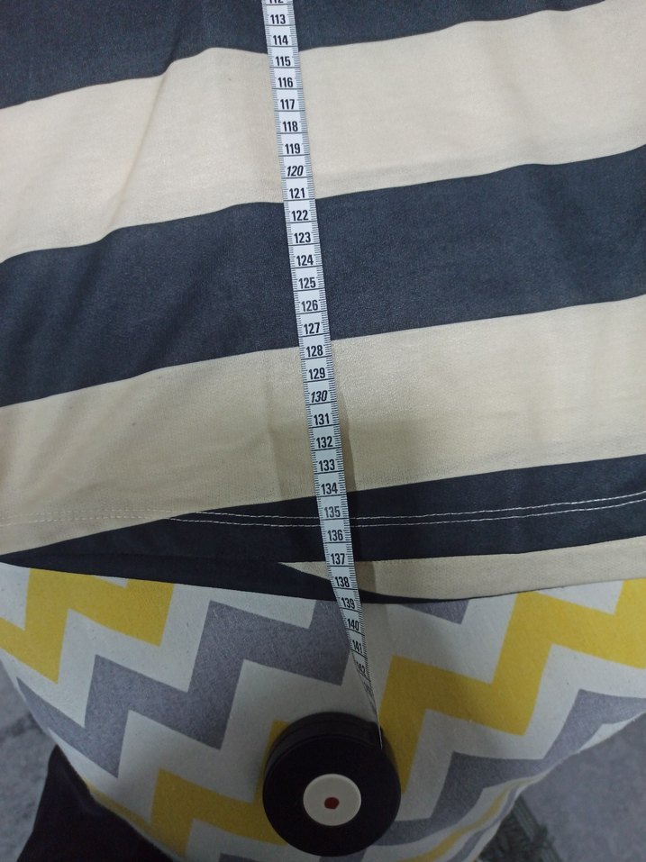 Çizgili Uzun kapüşonlli Spor elbise - Görsel 4