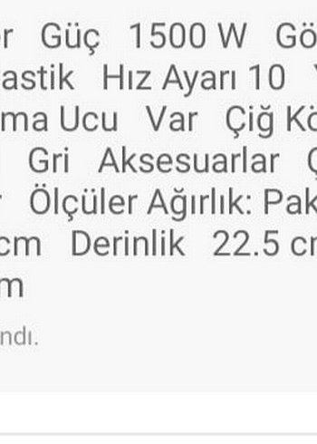 Arçelik hamur yoğurma makinası - Görsel 8