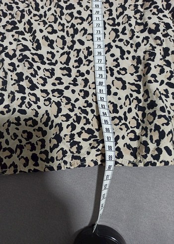 Bej Zebra Desenli Salaş tunik - Görsel 5