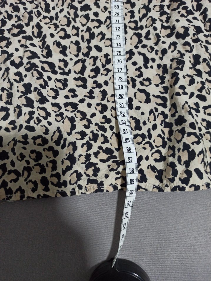 Bej Zebra Desenli Salaş tunik - Görsel 5