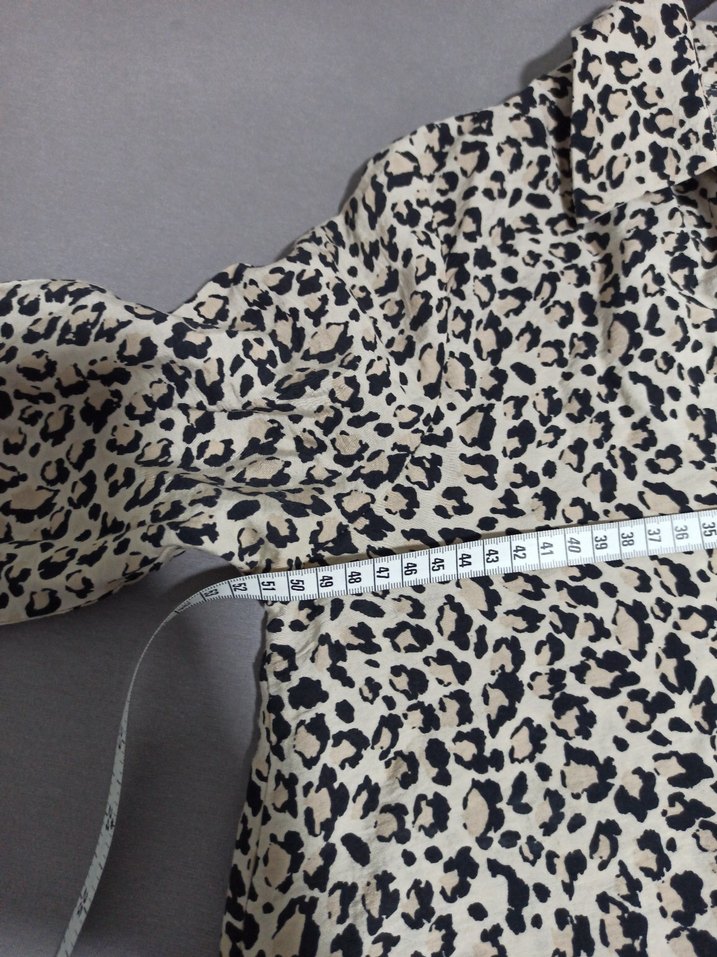 Bej Zebra Desenli Salaş tunik - Görsel 4