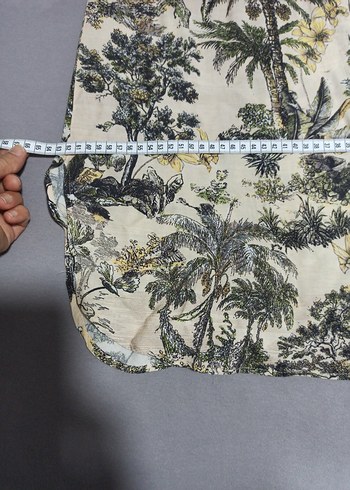 Bohem Uzun Kollu Bej Gömlek - Görsel 6