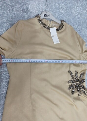 Saten şık abiye - Görsel 8