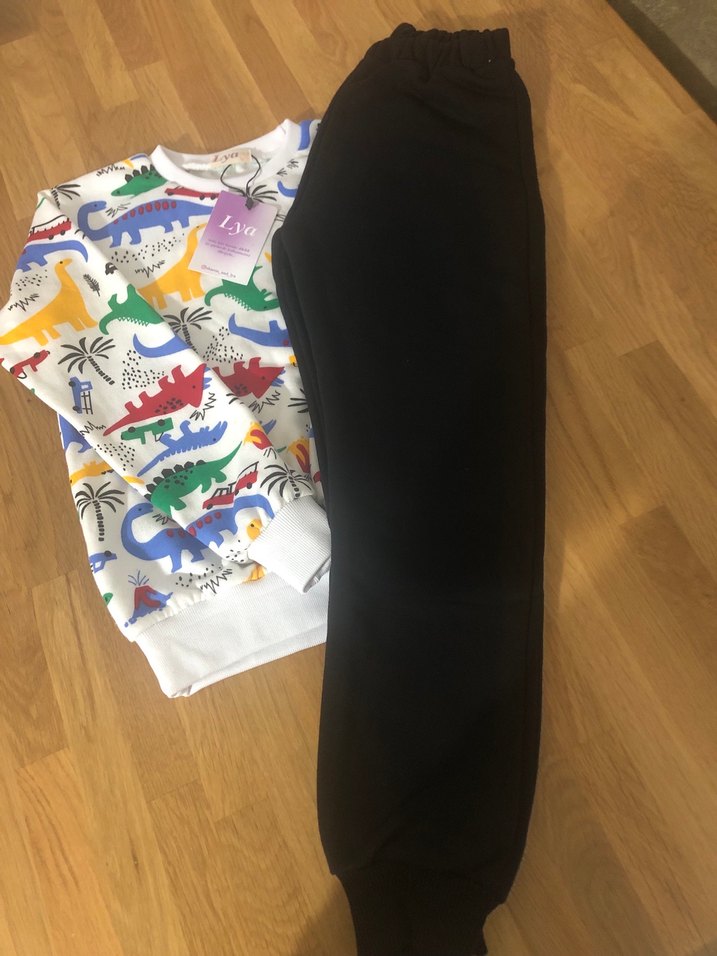 Çok Renkli Baskılı Erkek çocuk takım - Görsel 2