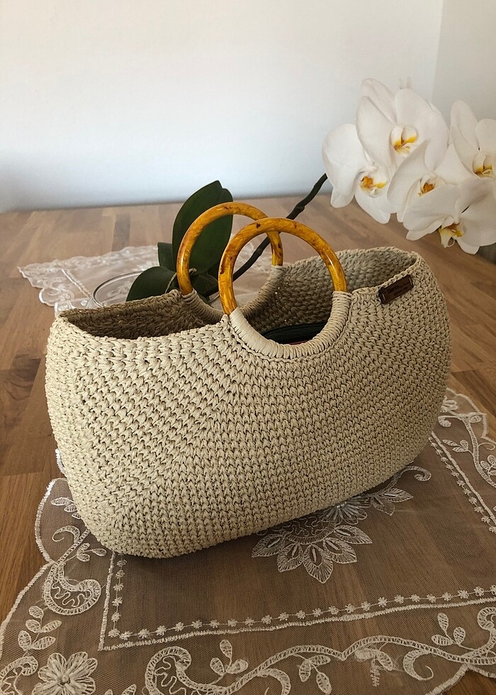 Kleopatra örgü çanta - Görsel 2