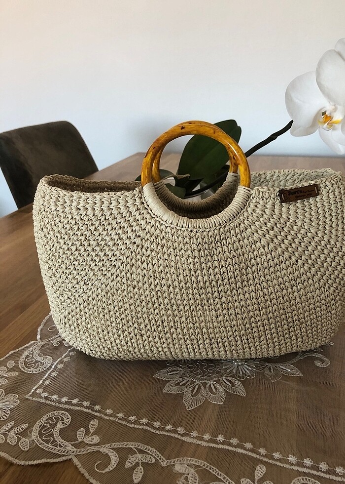 Kleopatra örgü çanta - Görsel 3