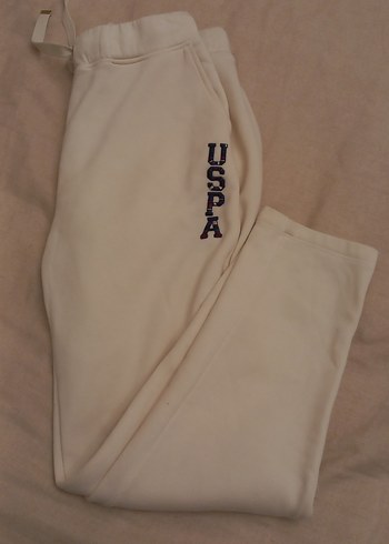 USPA M beden eşofman takım  Baskılı Beyaz - Görsel 6