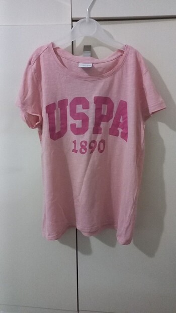 U.s polo orijinal pembe tişört 