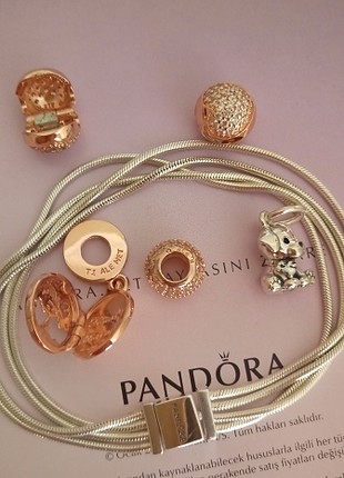 Pandora orjinal Pandora bileklik ve charmlar 