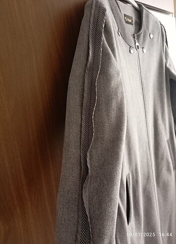 40 Beden gri Renk Kaşe kaban 