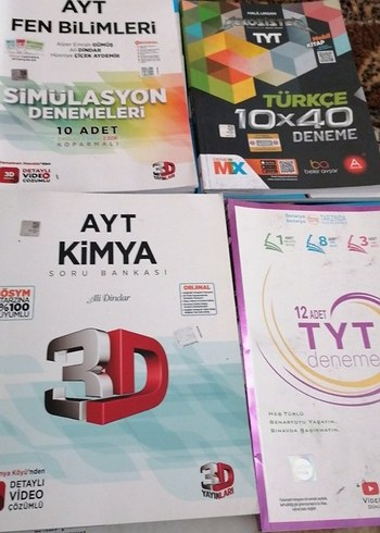 AYT ve TYT Deneme Kitapları Seti