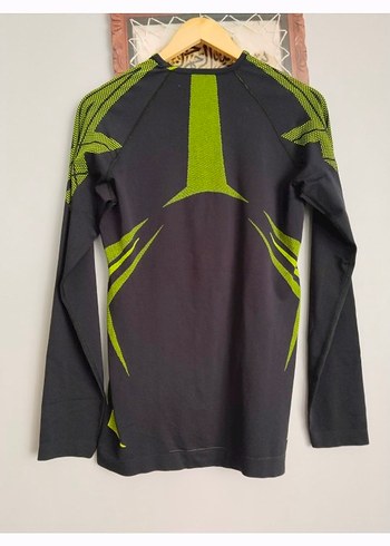 Yeşil Desenli Erkek Uzun Kollu Spor Tişört - Görsel 2