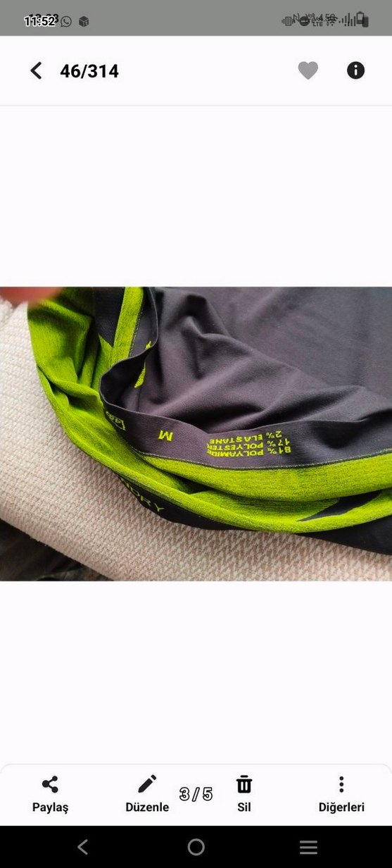 Yeşil Desenli Erkek Uzun Kollu Spor Tişört - Görsel 3