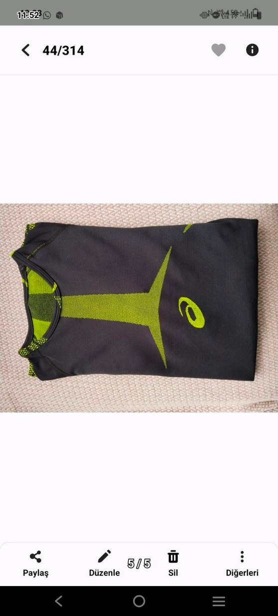 Yeşil Desenli Erkek Uzun Kollu Spor Tişört - Görsel 5