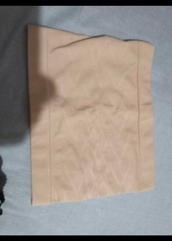 Bej Basic Hamile Midi Etek - Görsel 2