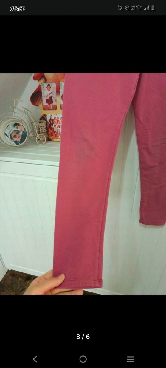 Bordo Renkli Kız Çocuk Tayt - Görsel 3