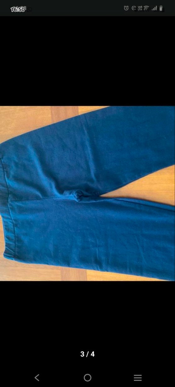 Lacivert Kadın Denim Tayt - Görsel 3