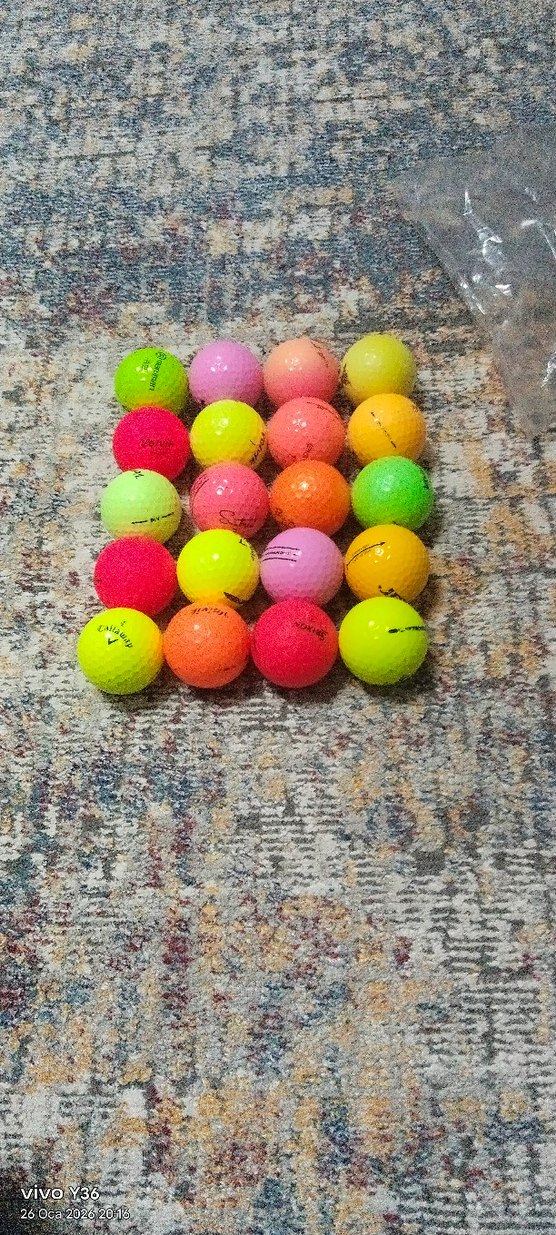 Renkli Golf Topları Seti - Görsel 2