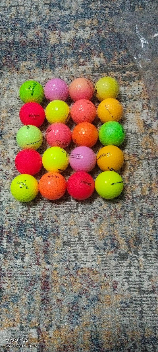 Renkli Golf Topları Seti - Görsel 4