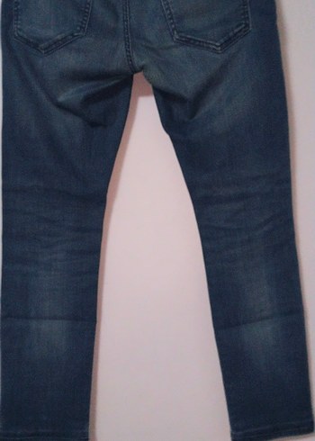 Gri Tonlu Lacivert Erkek Denim Pantolon - Görsel 6