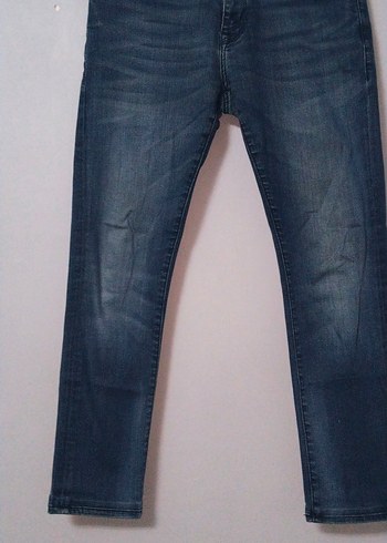 Gri Tonlu Lacivert Erkek Denim Pantolon - Görsel 2