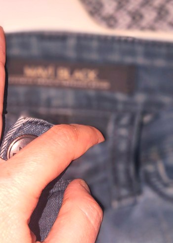 Gri Tonlu Lacivert Erkek Denim Pantolon - Görsel 7