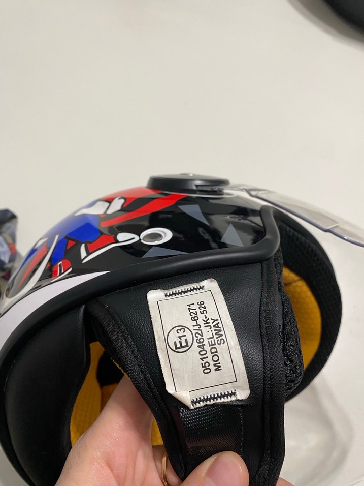 Beyaz Parlak Seramik Biker Kask - Görsel 3