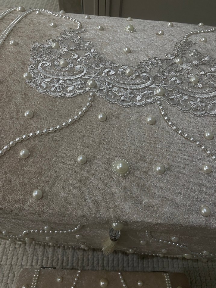 İnci Detaylı çeyiz sandığı - Görsel 4