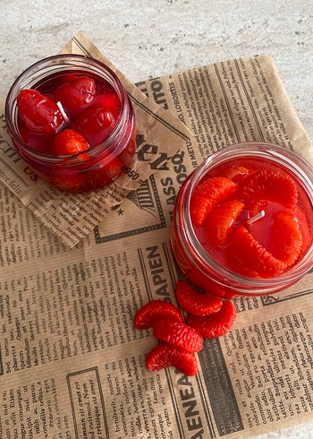 Çilek reçeli Mum - Görsel 3