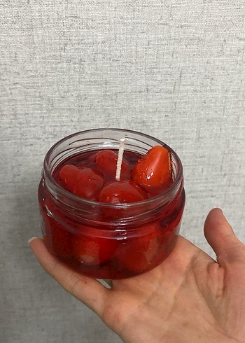 Çilek reçeli Mum - Görsel 2