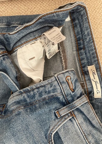 Kadın mavi dar  Kesim Jean - Görsel 3