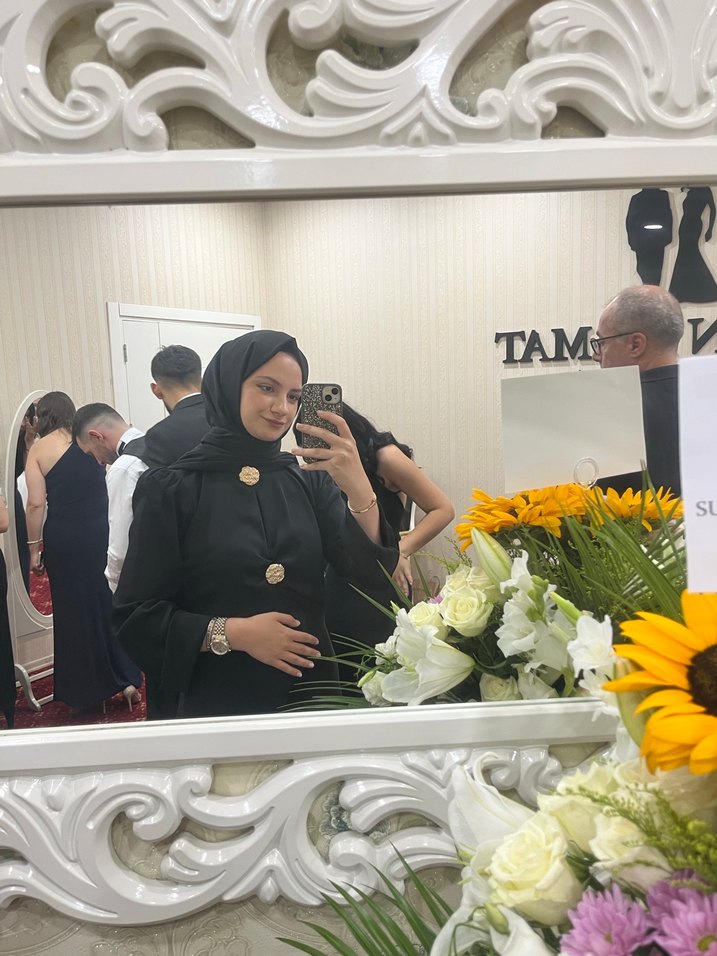 Siyah Parlak Kadın Abiye - Görsel 3