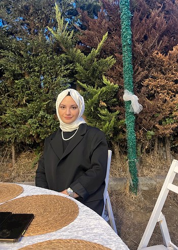 Kadın siyah blazer ceket - Görsel 4