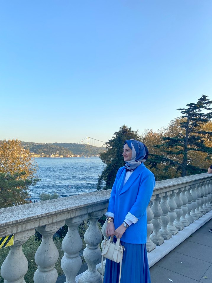 Kadın Açık Lacivert Blazer ceket - Görsel 2