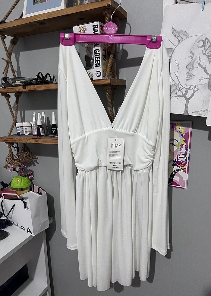 beyaz elbise - Görsel 2