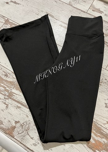 OYSHO ŞARDONLU İSPANYOLPAÇA TAYT - Görsel 4