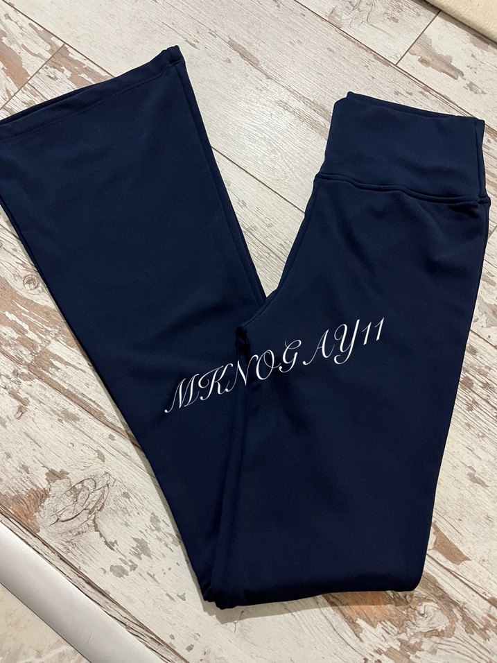 OYSHO ŞARDONLU İSPANYOLPAÇA TAYT - Görsel 5