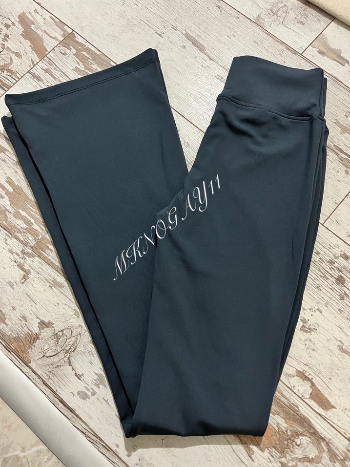 OYSHO ŞARDONLU İSPANYOLPAÇA TAYT - Görsel 3