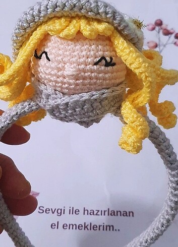 Tasarımcı Şapkalı minnoş kız