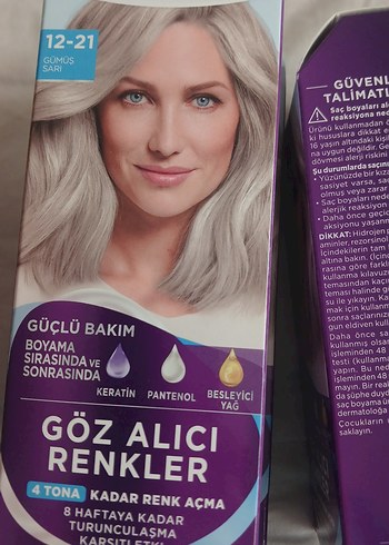 Göz Alıcı Gümüş Saç Boyası 12-21 - Görsel 3