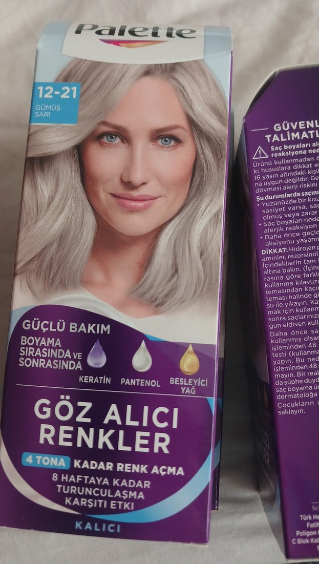 Göz Alıcı Gümüş Saç Boyası 12-21 - Görsel 3