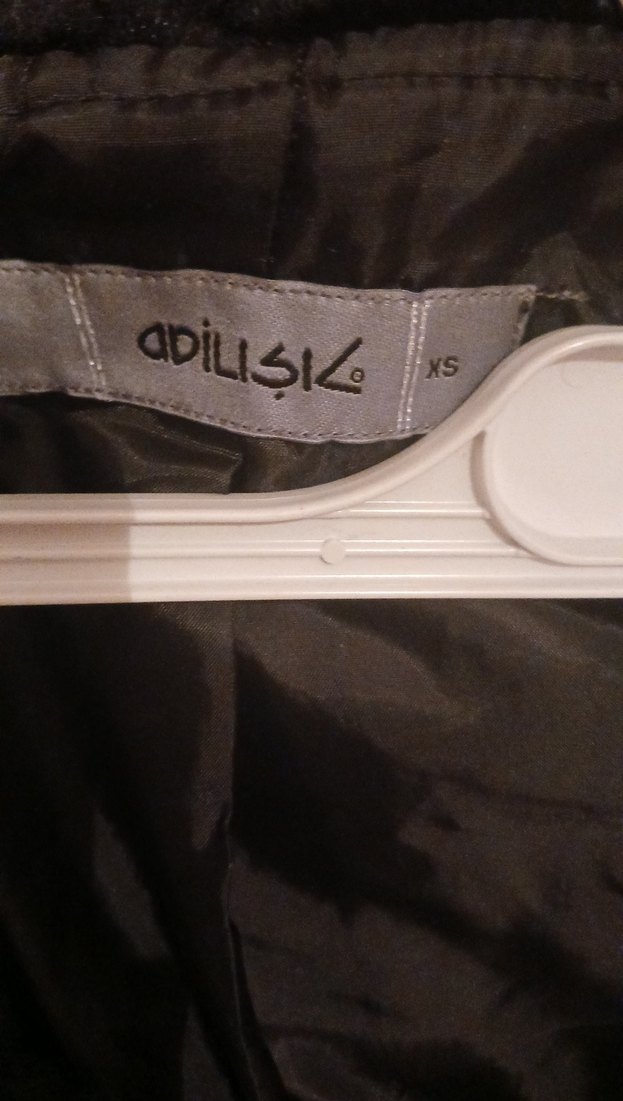 Kadın Siyah Kürk Detaylı Midi Mont - Görsel 2