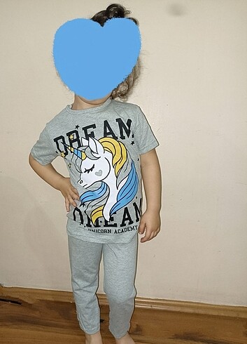 10 Yaş Beden çeşitli Renk Kız çocuk Taytlı takım